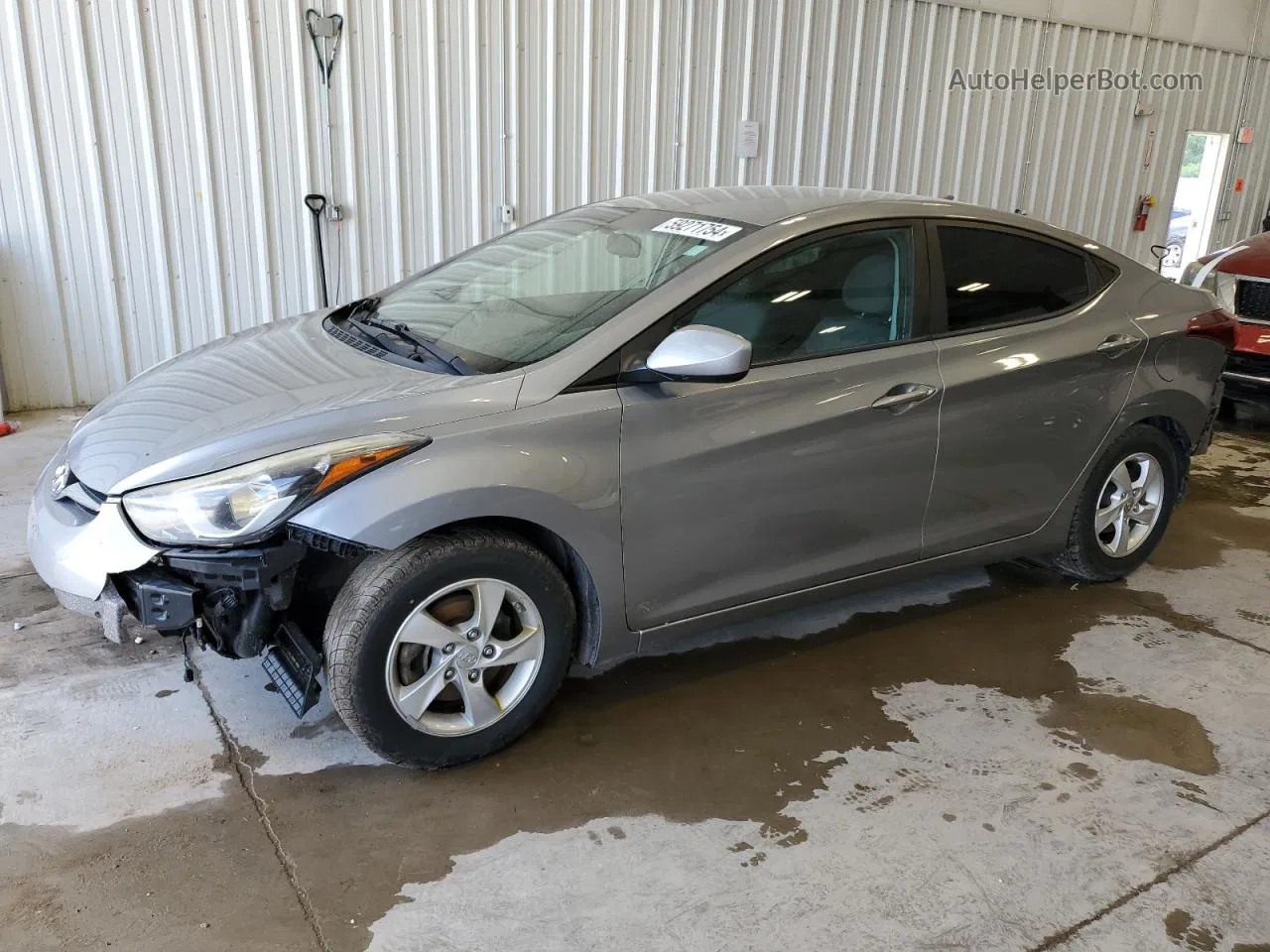 2014 Hyundai Elantra Se Blue vin: KMHDH4AE6EU167096