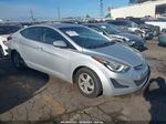 2014 Hyundai Elantra Se Silver vin: KMHDH4AE6EU178308