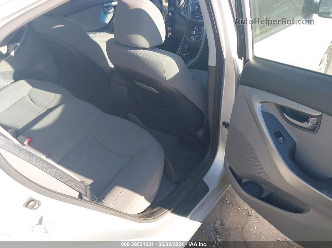 2014 Hyundai Elantra Se Silver vin: KMHDH4AE6EU178308