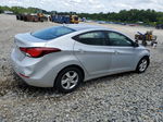 2014 Hyundai Elantra Se Silver vin: KMHDH4AE6EU187588