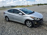 2014 Hyundai Elantra Se Silver vin: KMHDH4AE6EU187588