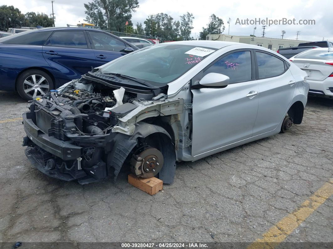 2016 Hyundai Elantra Se Silver vin: KMHDH4AE6GU481298