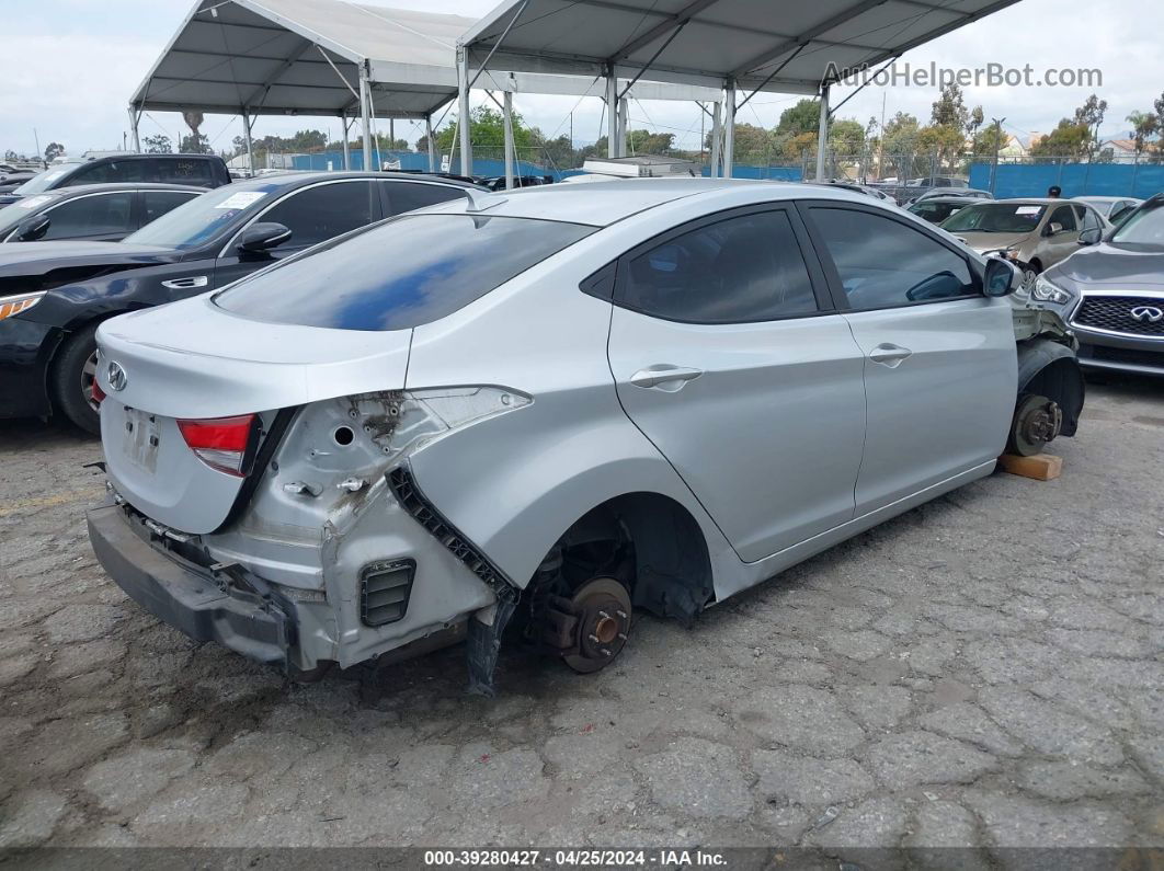 2016 Hyundai Elantra Se Silver vin: KMHDH4AE6GU481298