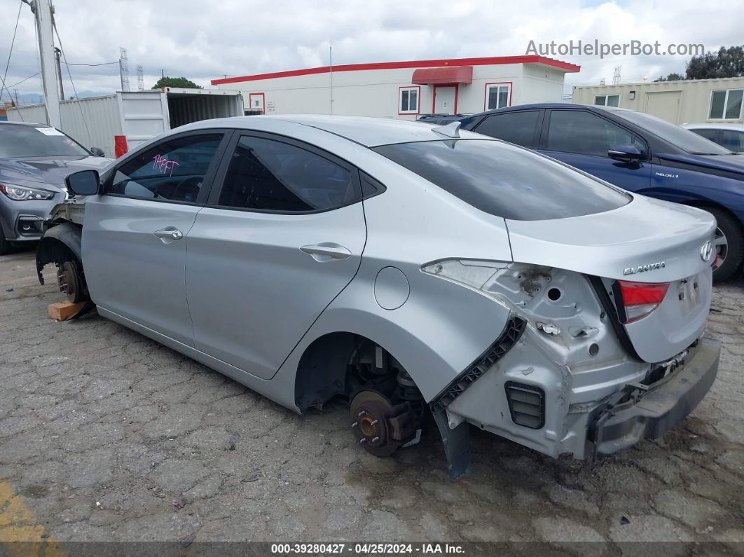 2016 Hyundai Elantra Se Silver vin: KMHDH4AE6GU481298