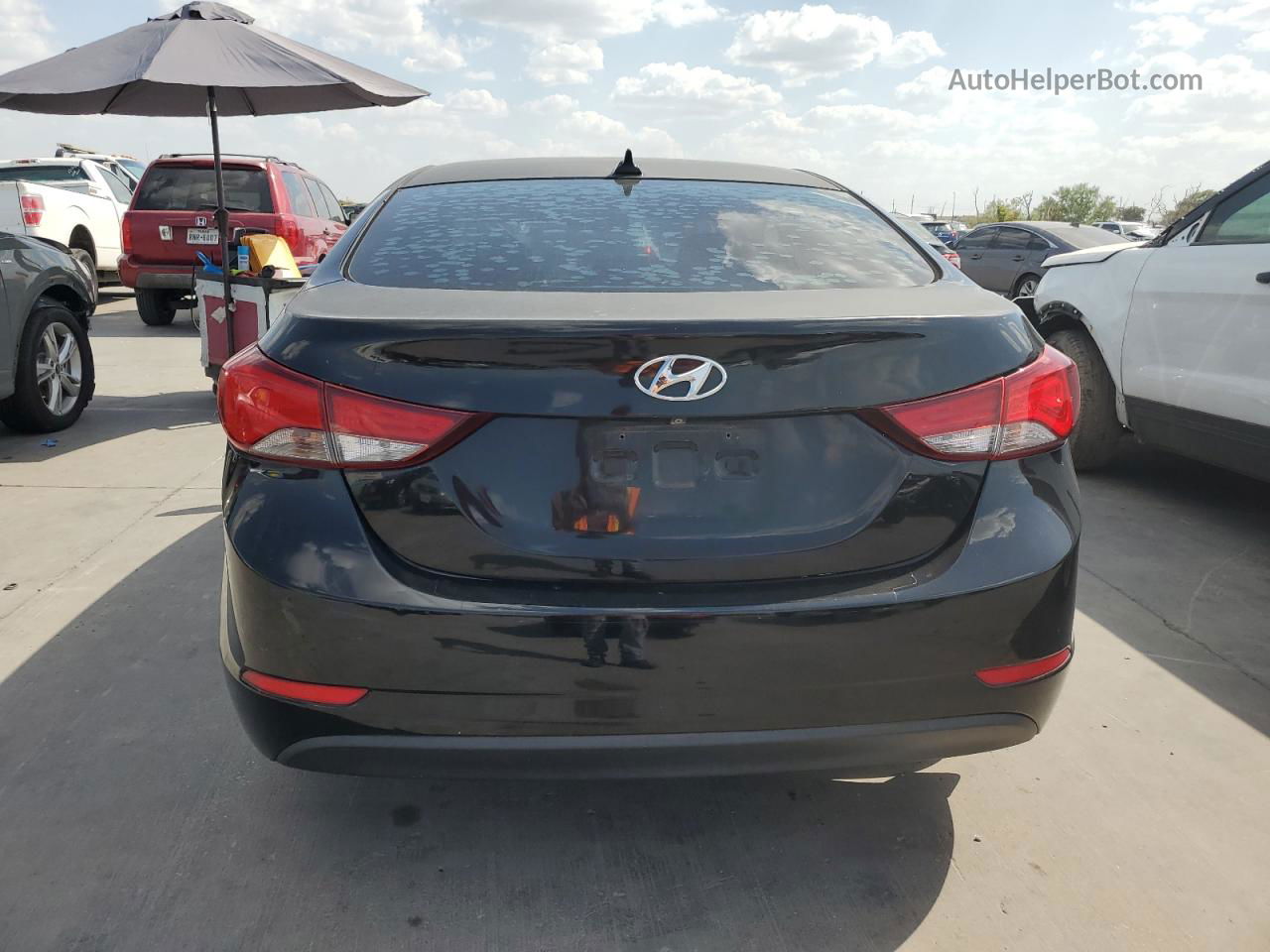 2016 Hyundai Elantra Se Black vin: KMHDH4AE6GU566531