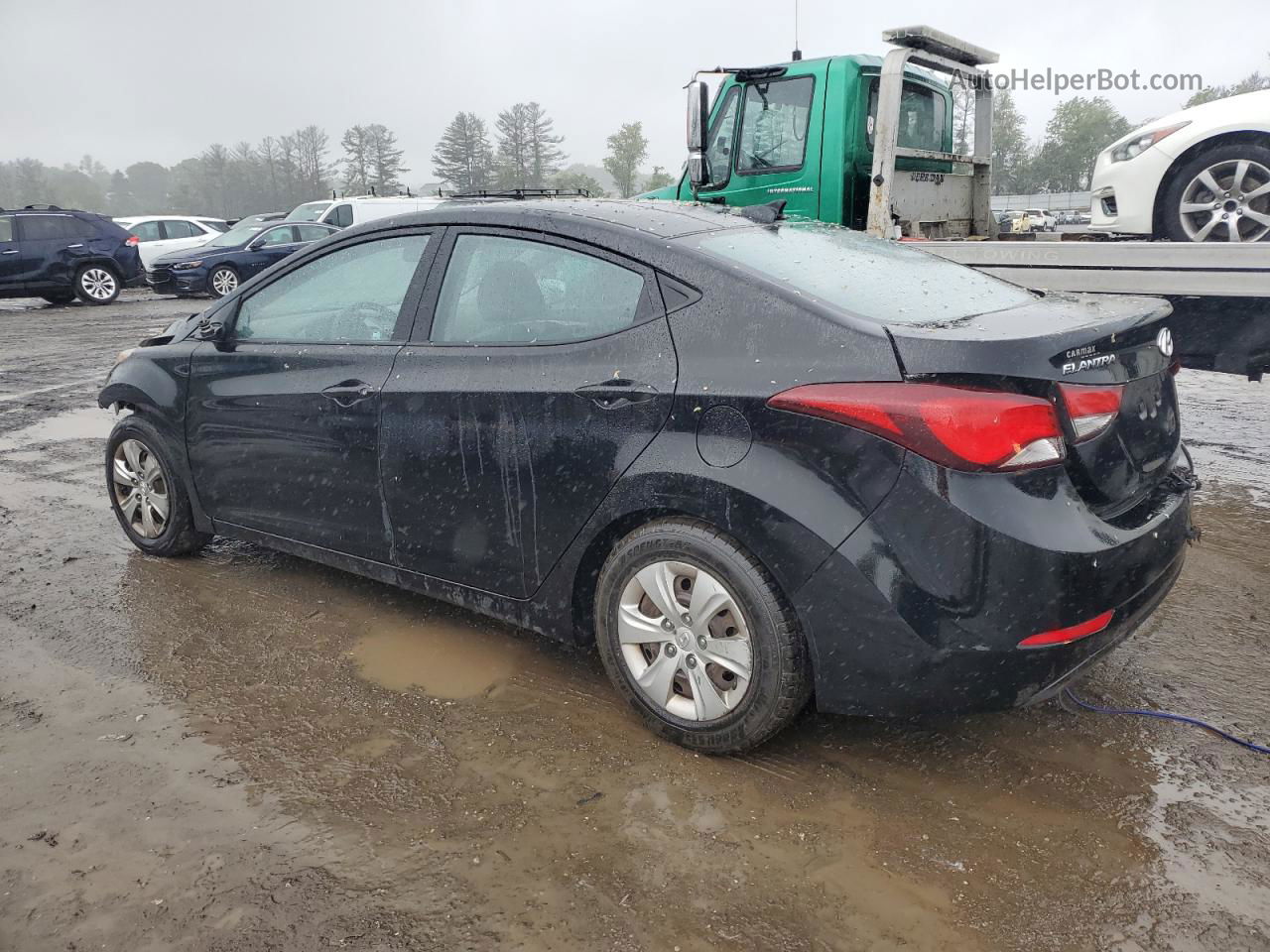 2016 Hyundai Elantra Se Black vin: KMHDH4AE6GU575813