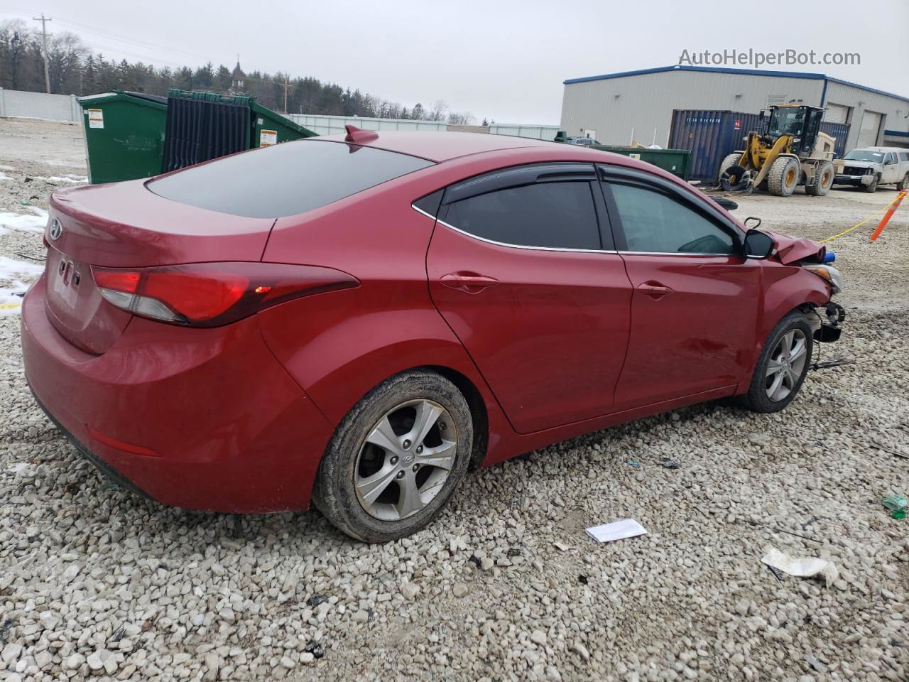 2016 Hyundai Elantra Se Red vin: KMHDH4AE6GU582583