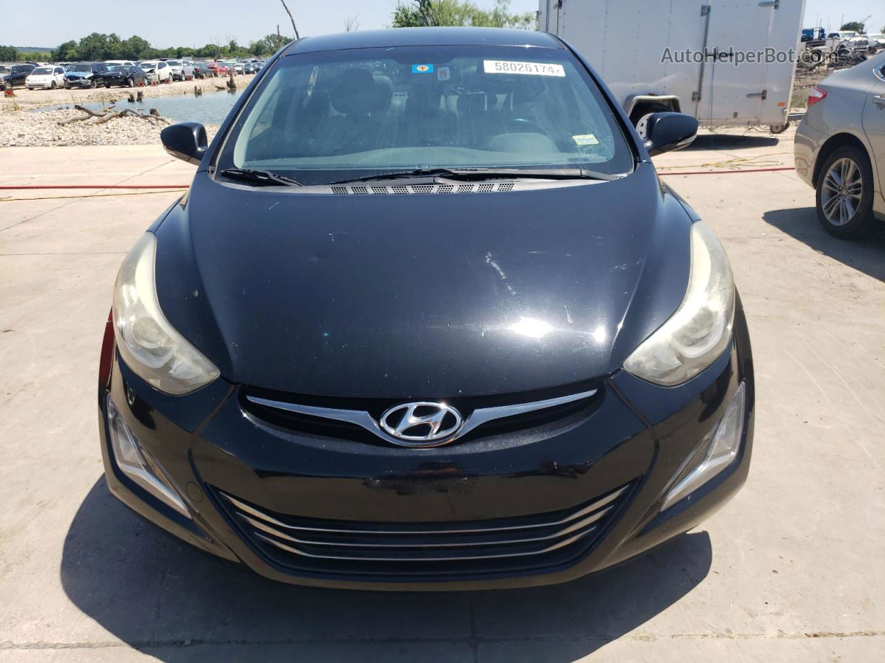 2016 Hyundai Elantra Se Black vin: KMHDH4AE6GU594233