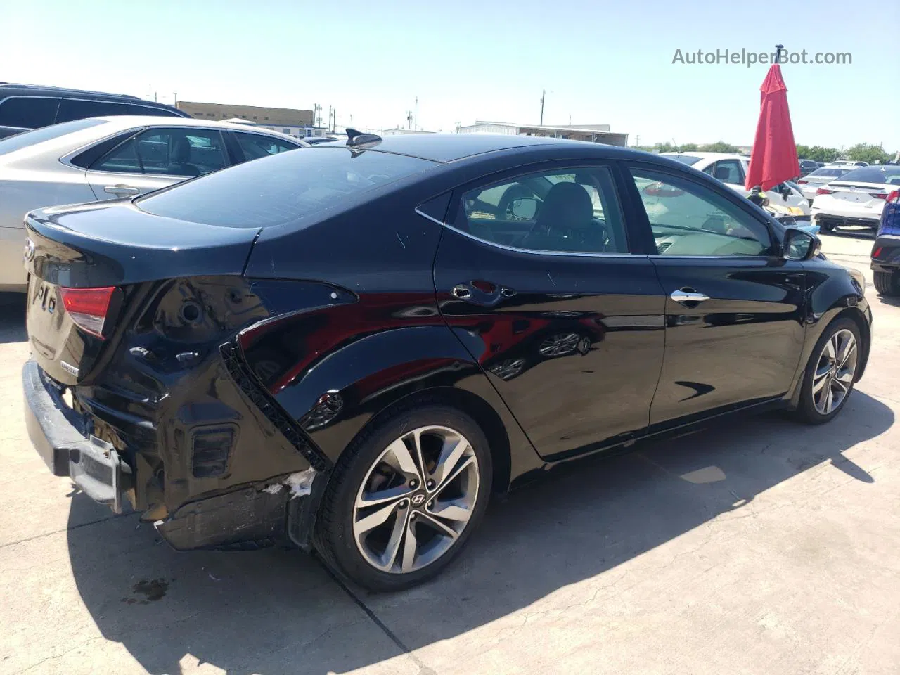 2016 Hyundai Elantra Se Black vin: KMHDH4AE6GU594233