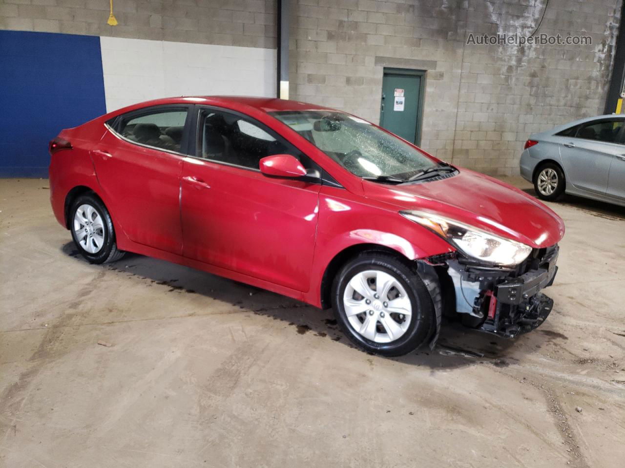 2016 Hyundai Elantra Se Red vin: KMHDH4AE6GU606624