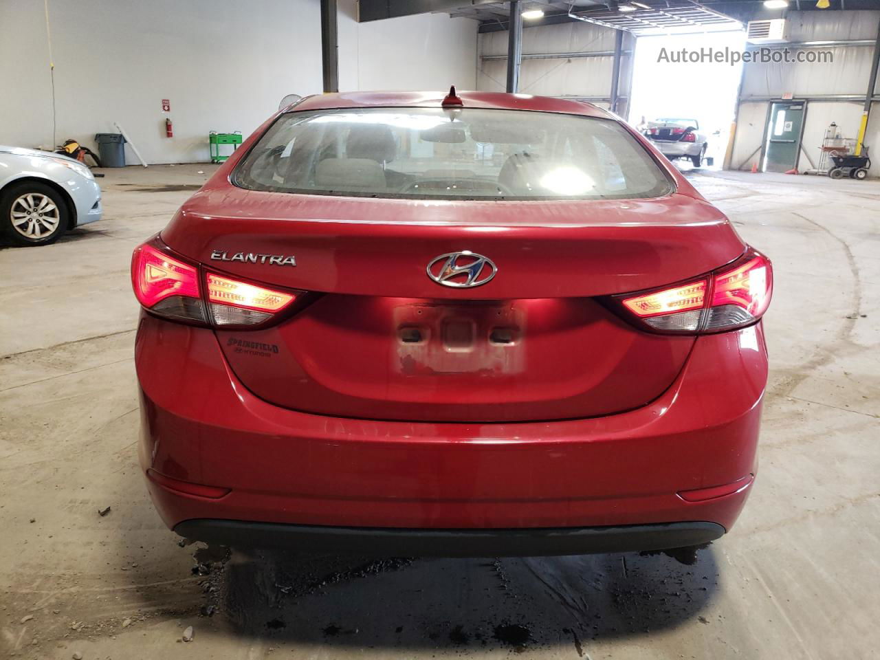 2016 Hyundai Elantra Se Red vin: KMHDH4AE6GU606624