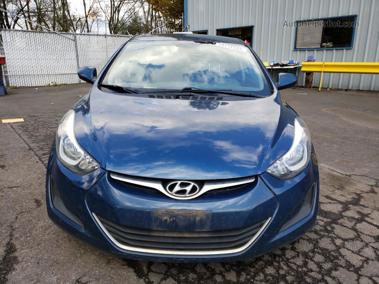 2016 Hyundai Elantra Se Blue vin: KMHDH4AE6GU649151