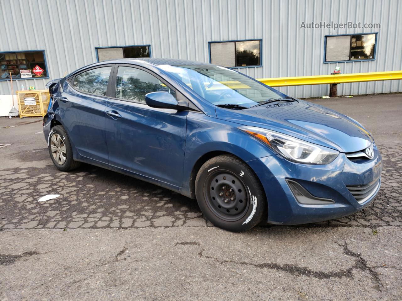 2016 Hyundai Elantra Se Blue vin: KMHDH4AE6GU649151