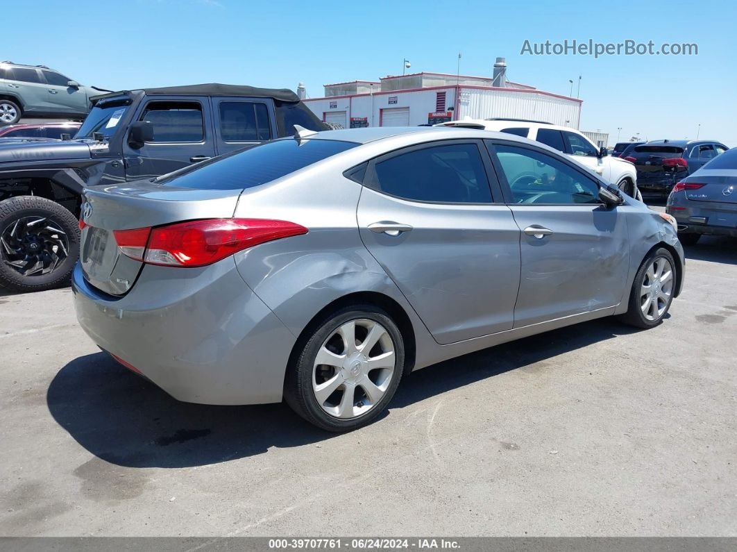 2011 Hyundai Elantra Limited (ulsan Plant) Silver vin: KMHDH4AE7BU100115