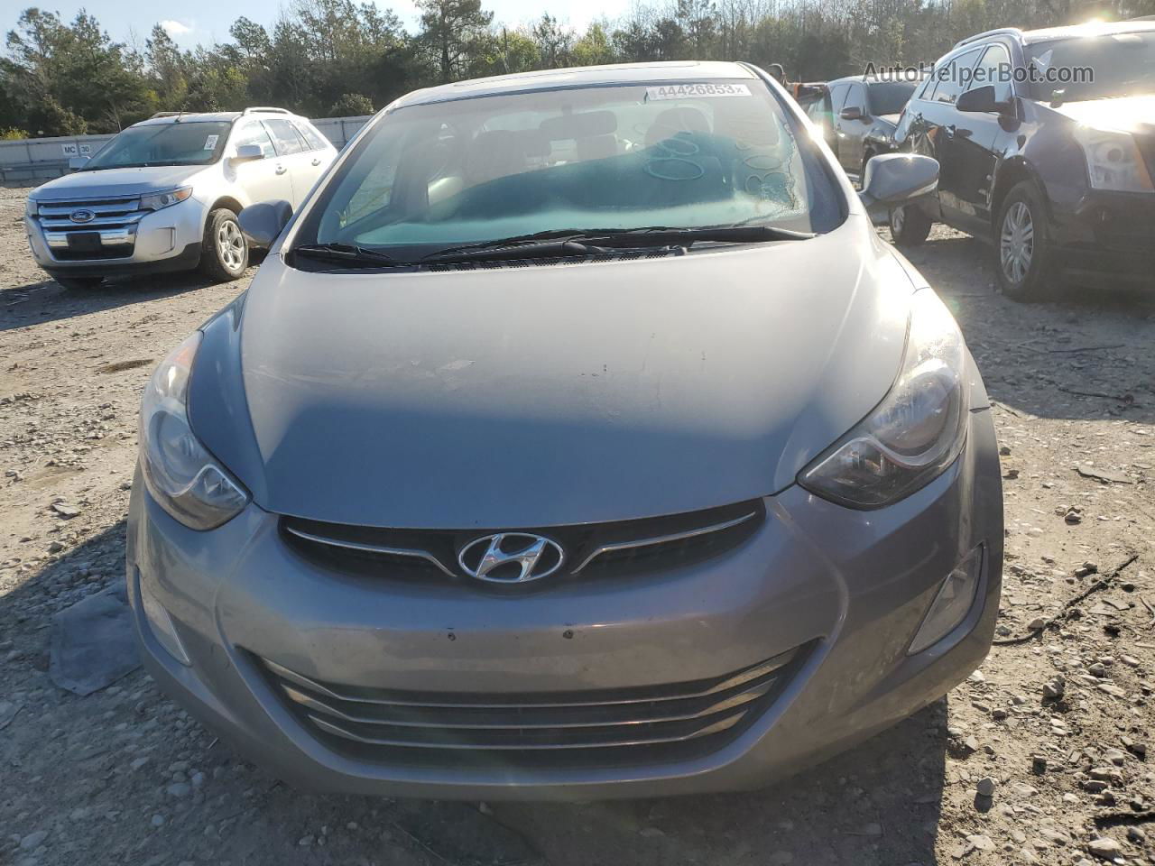 2011 Hyundai Elantra Gls Silver vin: KMHDH4AE7BU109333