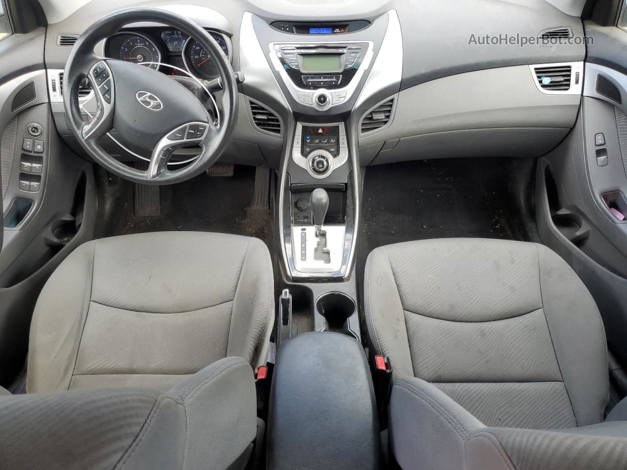 2011 Hyundai Elantra Gls Silver vin: KMHDH4AE7BU120994