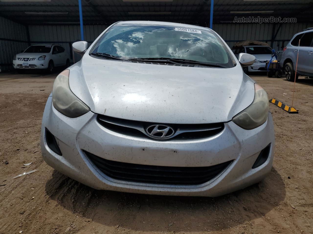 2011 Hyundai Elantra Gls Silver vin: KMHDH4AE7BU120994