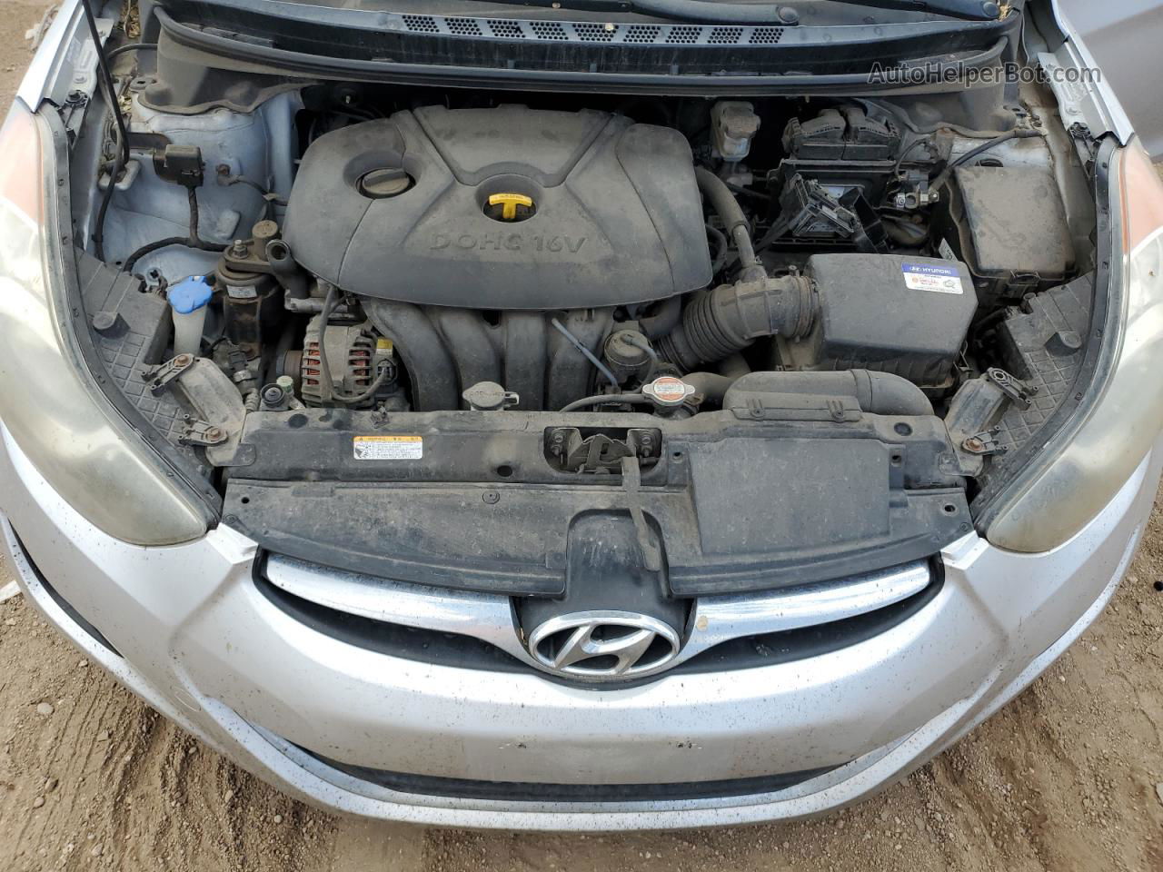 2011 Hyundai Elantra Gls Silver vin: KMHDH4AE7BU120994