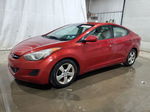 2011 Hyundai Elantra Gls Red vin: KMHDH4AE7BU151775