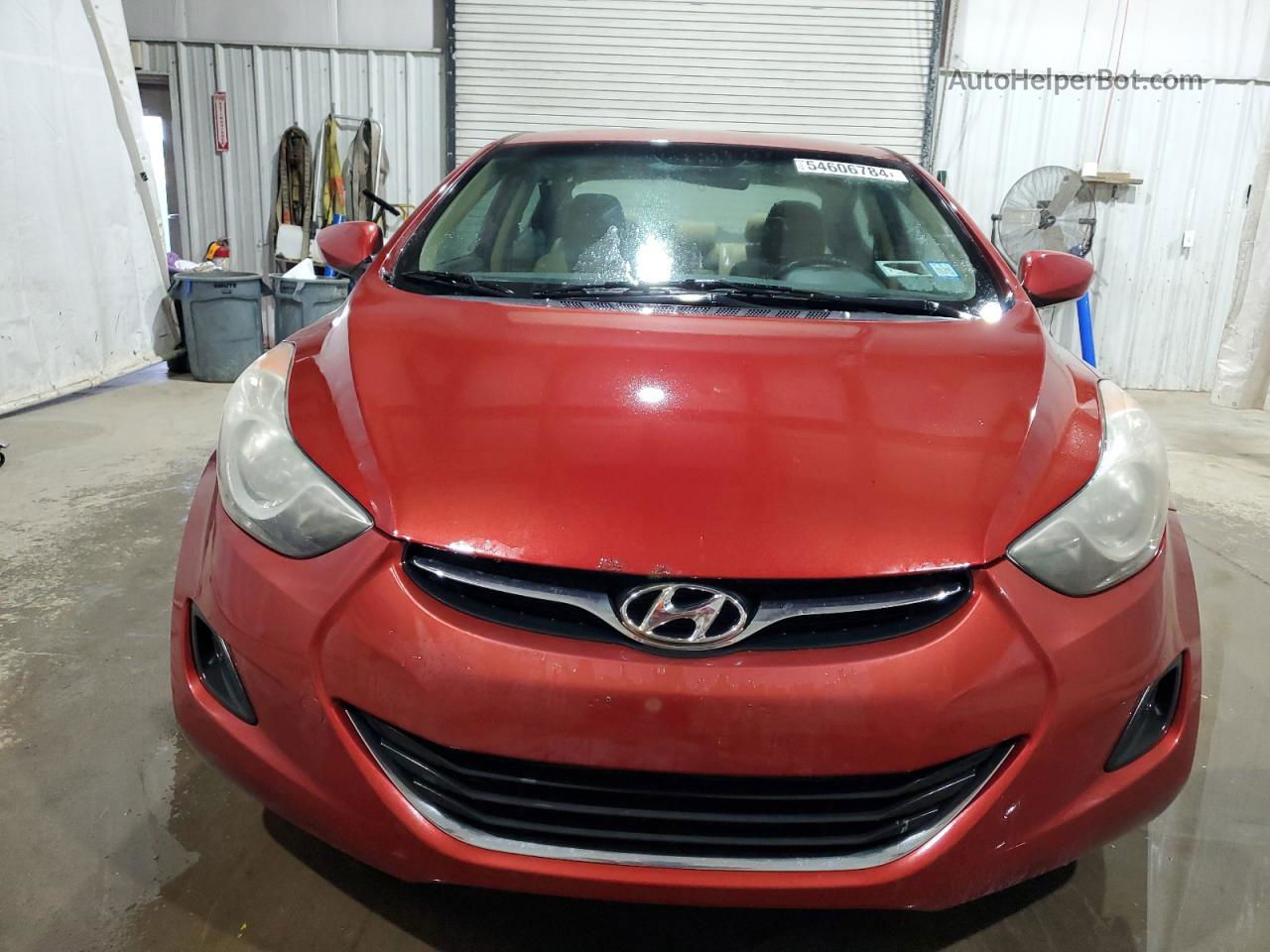 2011 Hyundai Elantra Gls Red vin: KMHDH4AE7BU151775