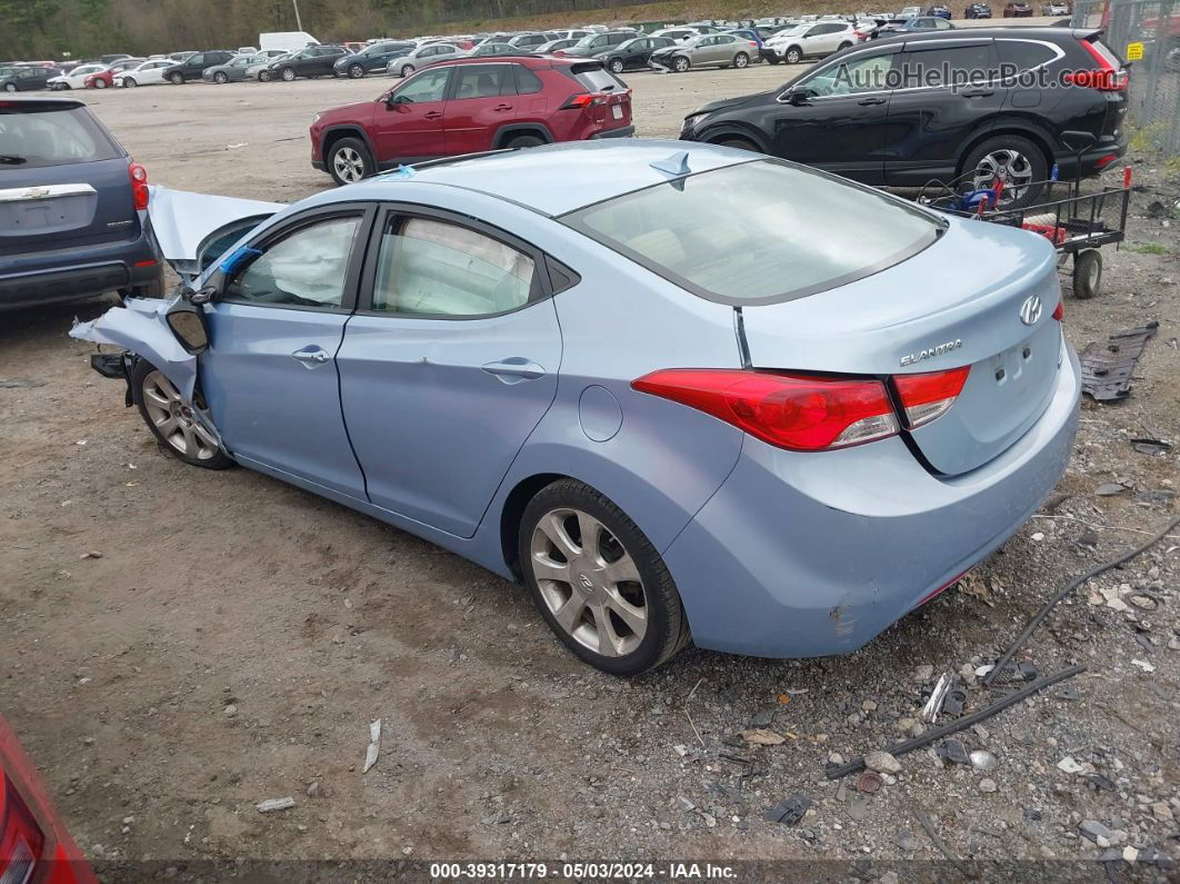 2012 Hyundai Elantra Limited (ulsan Plant) Light Blue vin: KMHDH4AE7CU258150