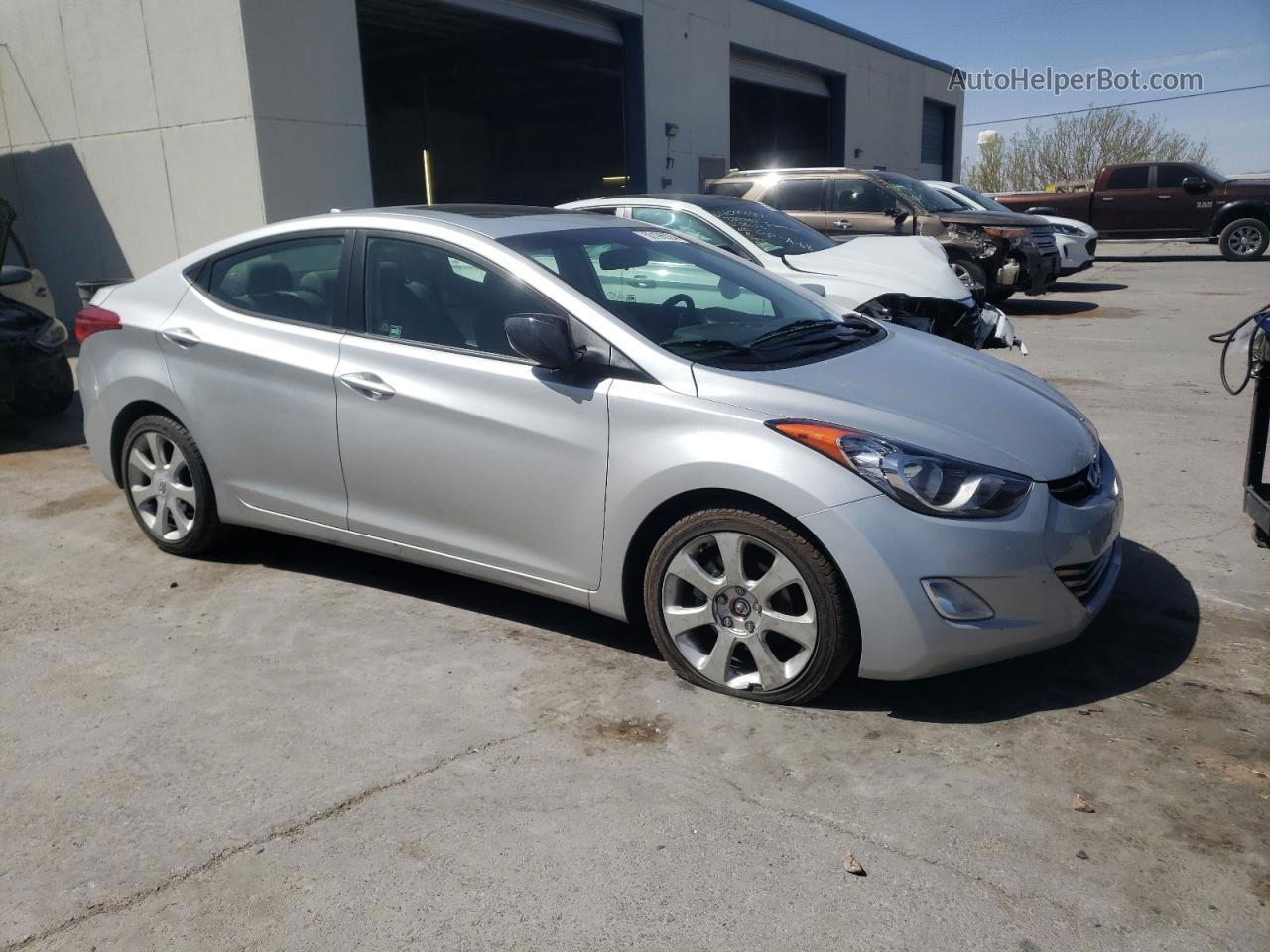 2012 Hyundai Elantra Gls Серебряный vin: KMHDH4AE7CU274171