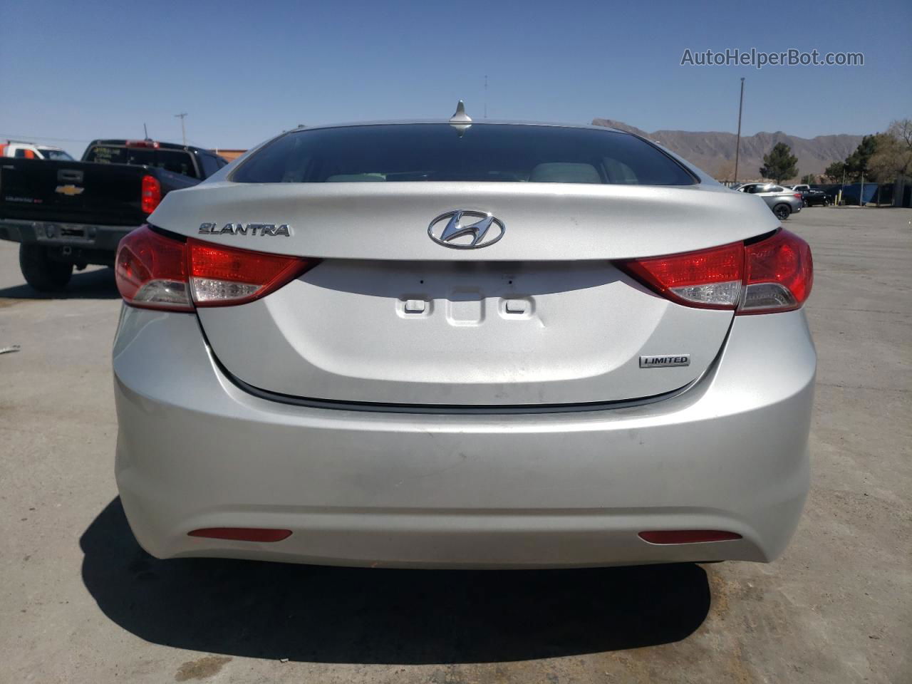 2012 Hyundai Elantra Gls Silver vin: KMHDH4AE7CU274171