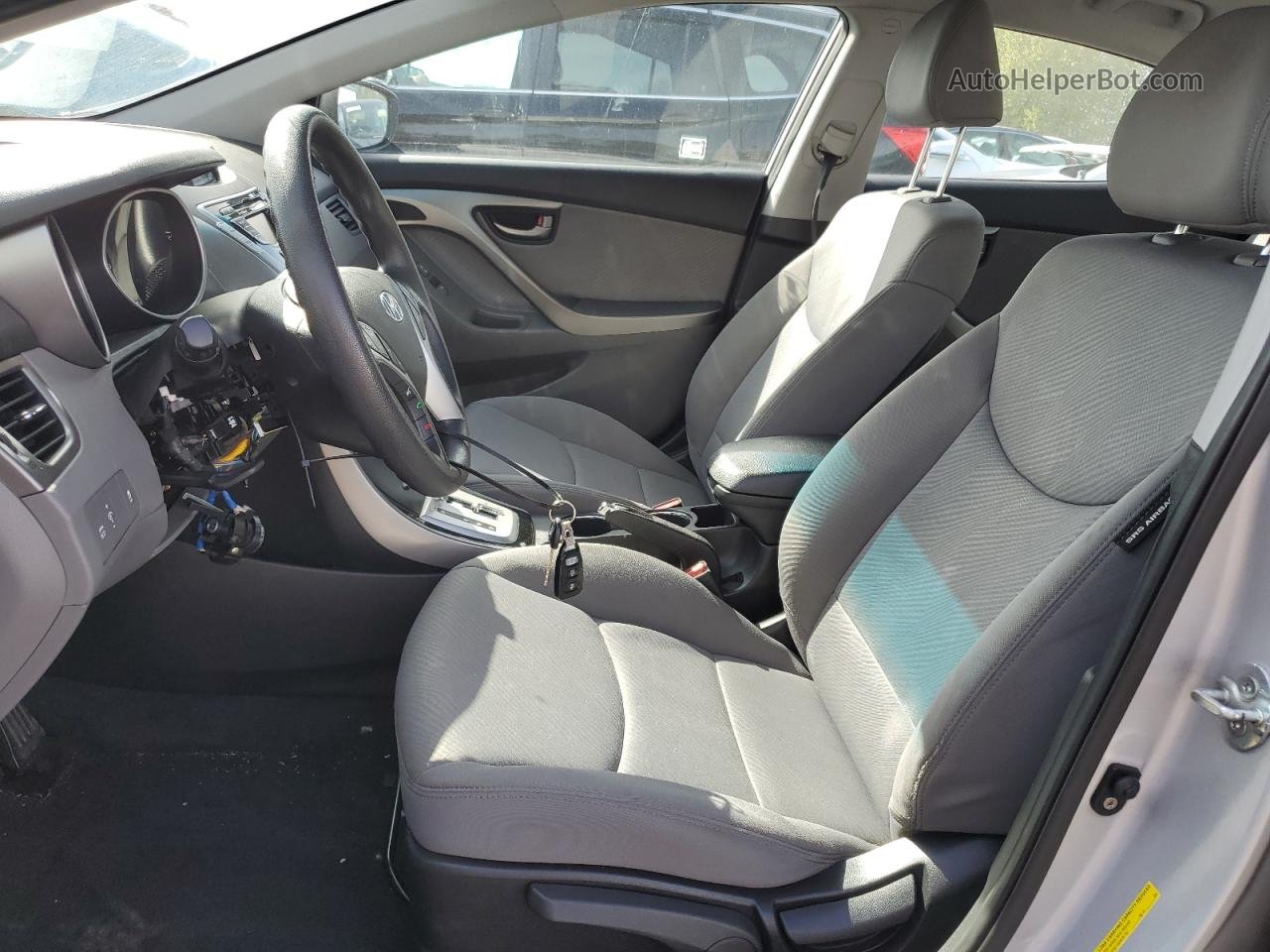 2012 Hyundai Elantra Gls Silver vin: KMHDH4AE7CU277765