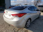 2012 Hyundai Elantra Gls Silver vin: KMHDH4AE7CU305533