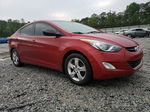 2012 Hyundai Elantra Gls Burgundy vin: KMHDH4AE7CU417992