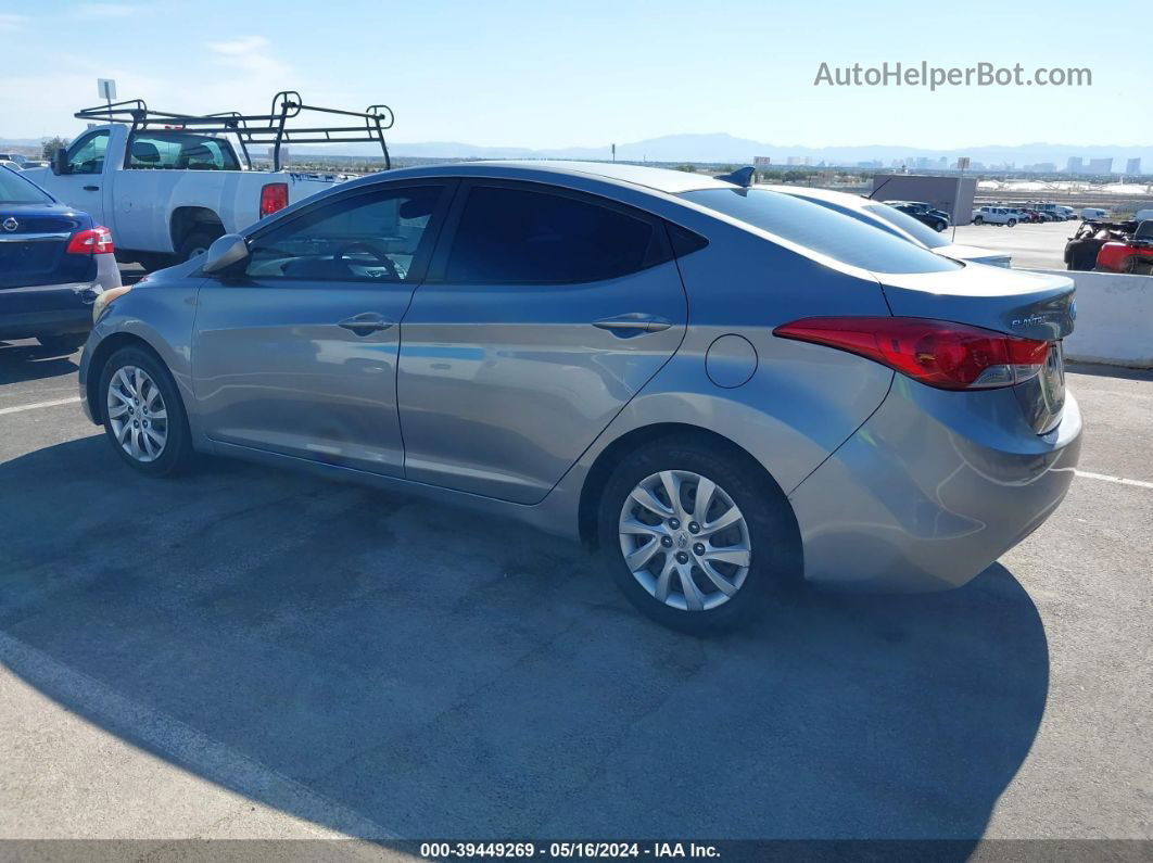 2012 Hyundai Elantra Gls (ulsan Plant) Gray vin: KMHDH4AE7CU430046