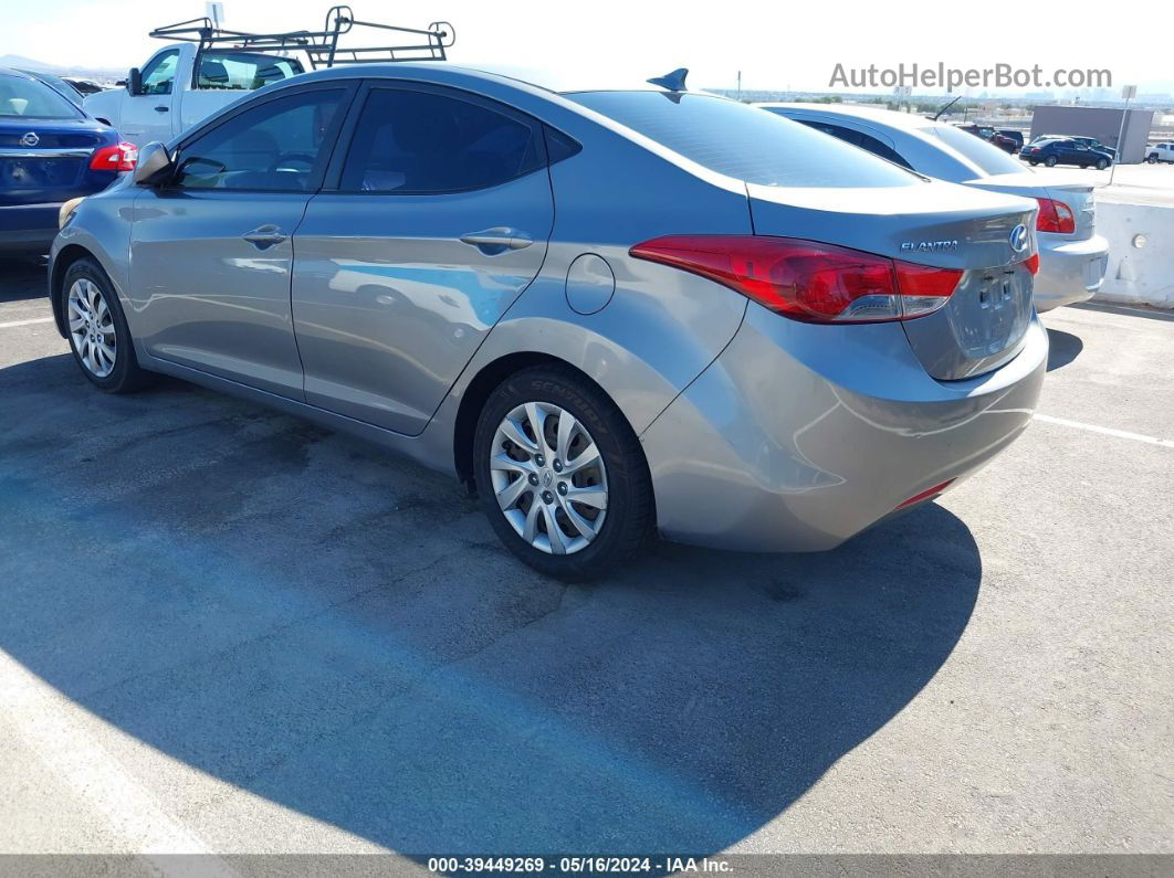 2012 Hyundai Elantra Gls (ulsan Plant) Gray vin: KMHDH4AE7CU430046