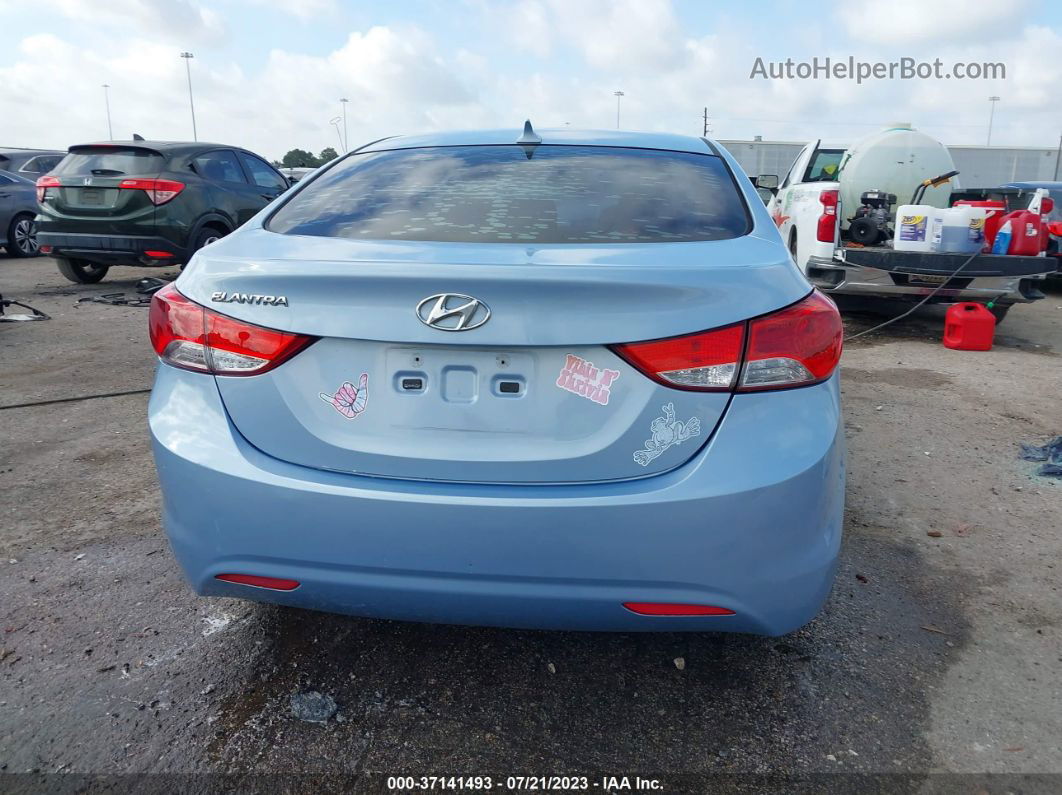 2013 Hyundai Elantra Gls Blue vin: KMHDH4AE7DU500310