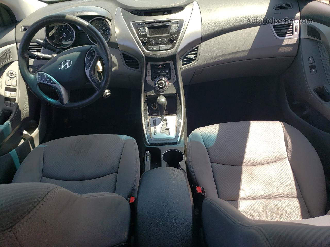 2013 Hyundai Elantra Gls Silver vin: KMHDH4AE7DU653804