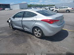 2013 Hyundai Elantra Gls Silver vin: KMHDH4AE7DU881916