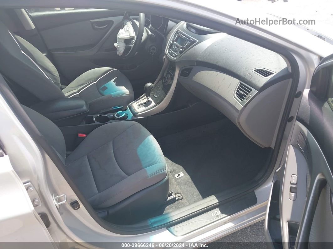 2013 Hyundai Elantra Gls Серебряный vin: KMHDH4AE7DU881916