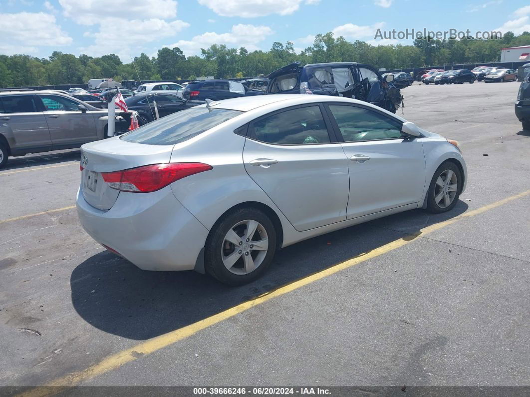 2013 Hyundai Elantra Gls Серебряный vin: KMHDH4AE7DU881916