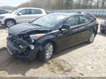 2014 Hyundai Elantra Se Black vin: KMHDH4AE7EU062308