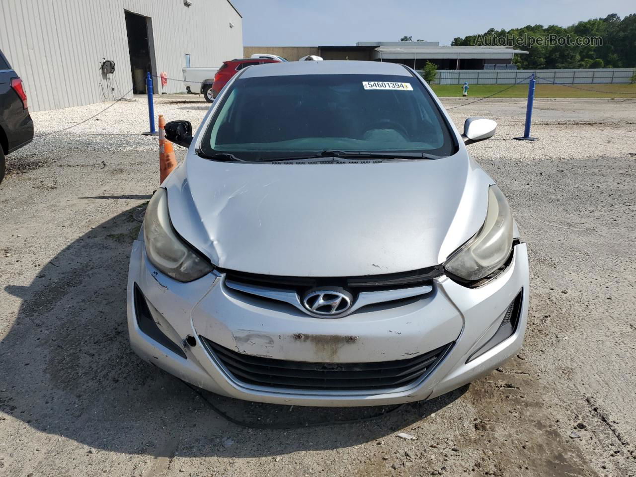 2014 Hyundai Elantra Se Silver vin: KMHDH4AE7EU071798