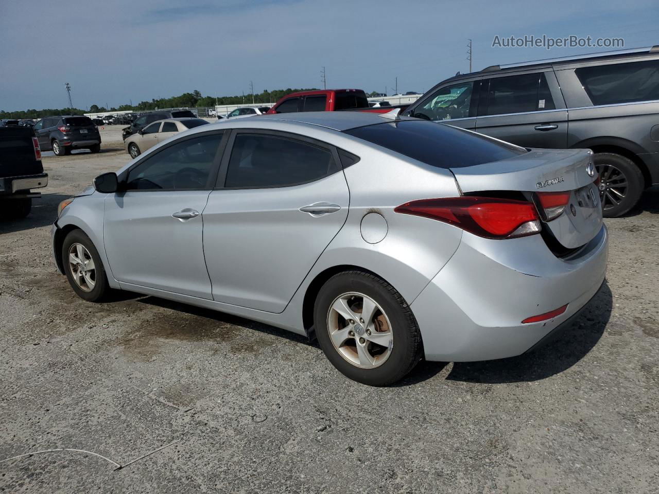 2014 Hyundai Elantra Se Серебряный vin: KMHDH4AE7EU071798