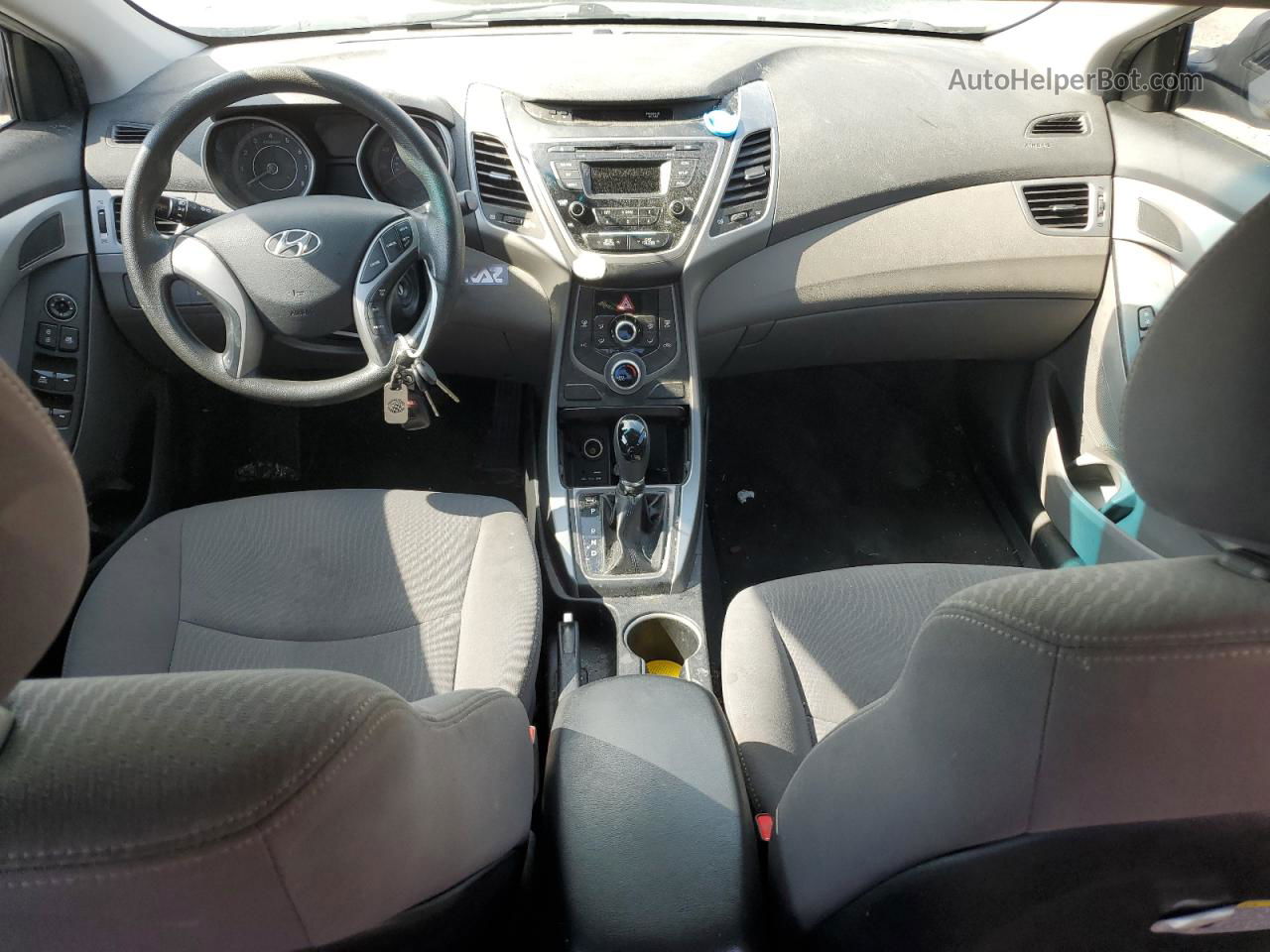 2014 Hyundai Elantra Se Серебряный vin: KMHDH4AE7EU071798