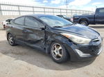 2014 Hyundai Elantra Se Black vin: KMHDH4AE7EU114827