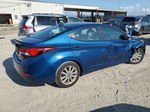 2014 Hyundai Elantra Se Синий vin: KMHDH4AE7EU138223