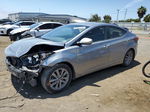 2014 Hyundai Elantra Se Gray vin: KMHDH4AE7EU155135