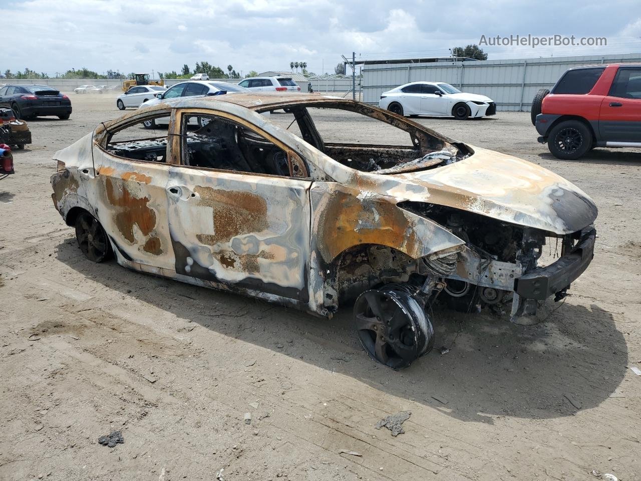 2014 Hyundai Elantra Se Burn vin: KMHDH4AE7EU157399