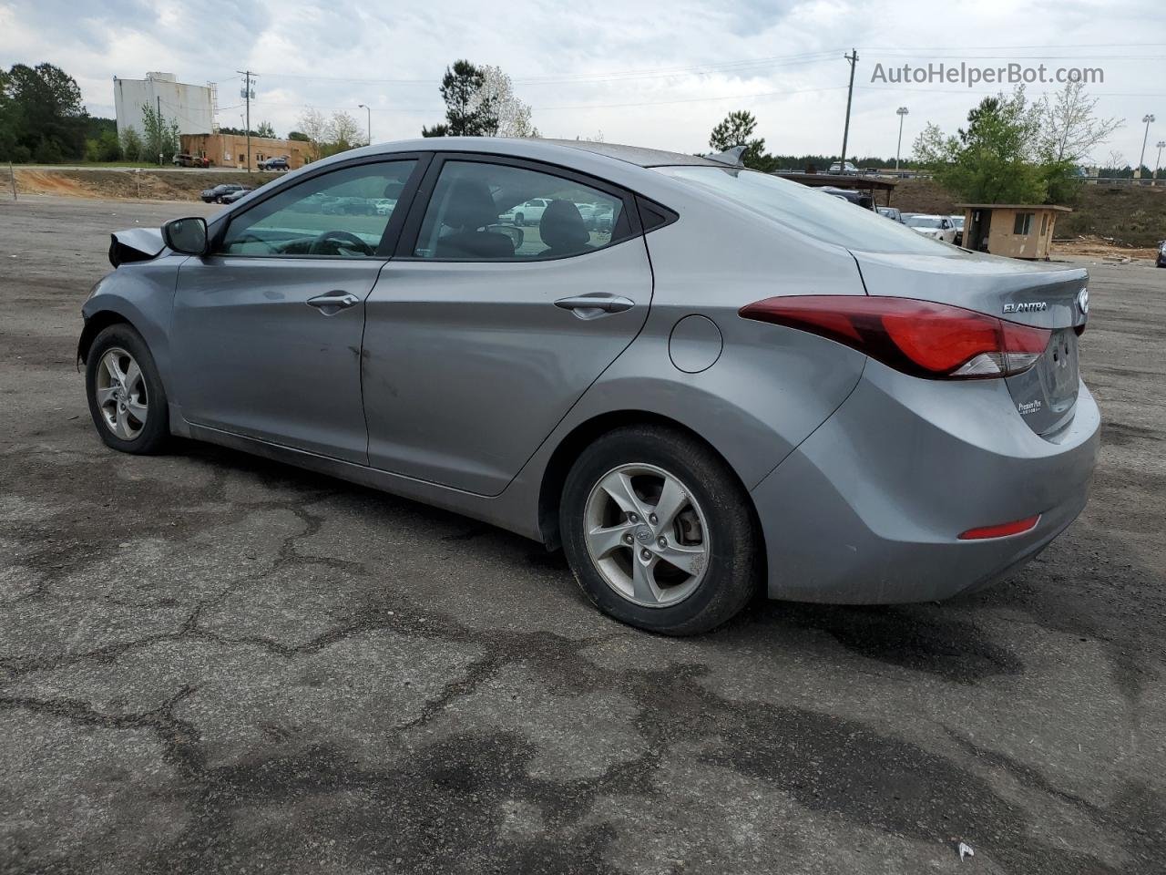 2014 Hyundai Elantra Se Gray vin: KMHDH4AE7EU179287