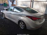 2014 Hyundai Elantra Se Silver vin: KMHDH4AE7EU220680