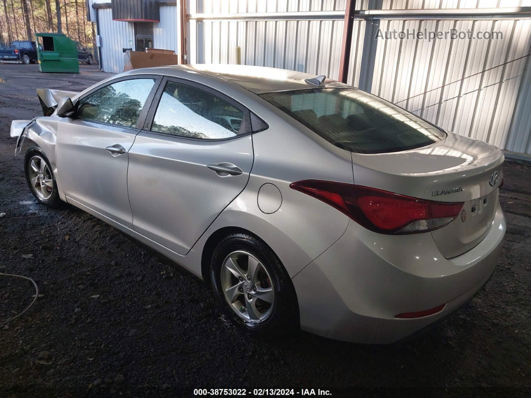 2014 Hyundai Elantra Se Silver vin: KMHDH4AE7EU220680