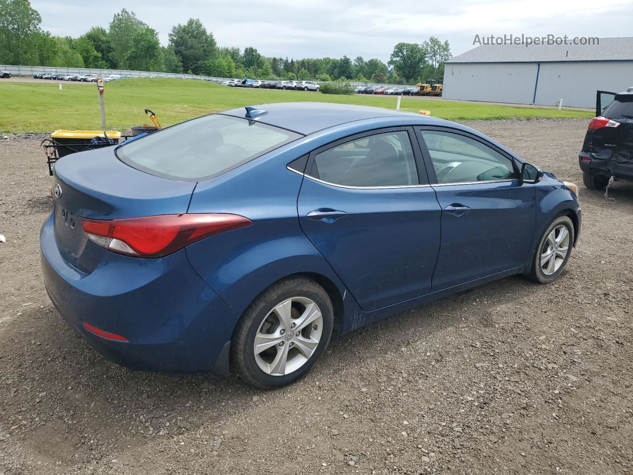 2016 Hyundai Elantra Se Blue vin: KMHDH4AE7GU567638