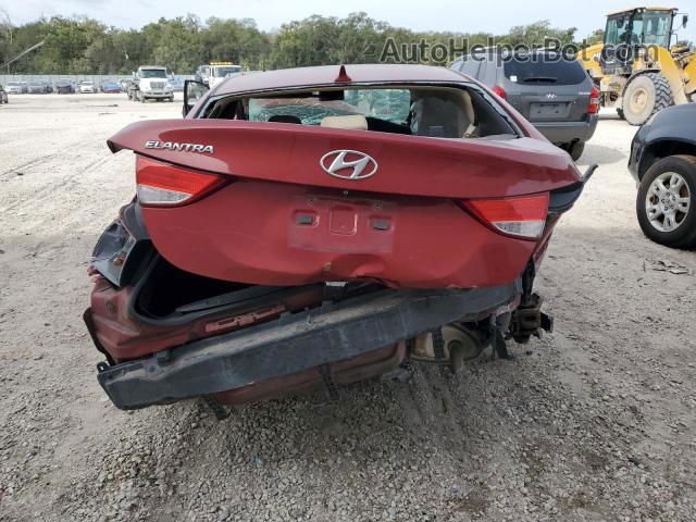 2011 Hyundai Elantra Gls Red vin: KMHDH4AE8BU098813